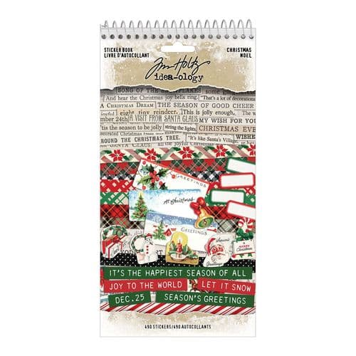 Tim Holtz - idea-ology - Christmas - Sticker Book