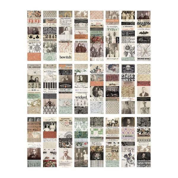 Tim Holtz - idea-ology - Halloween - Collage Strips Large