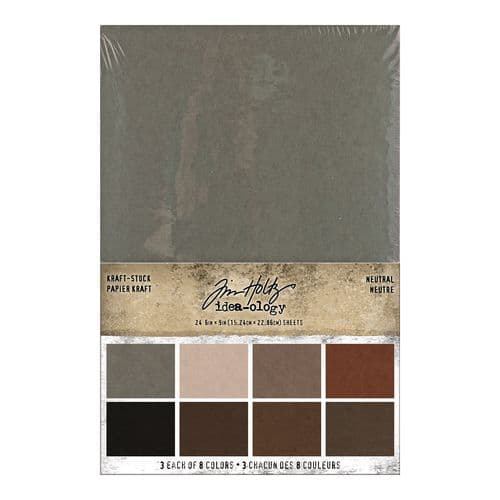 Tim Holtz - idea-ology - Kraft Stock Stack Neutral