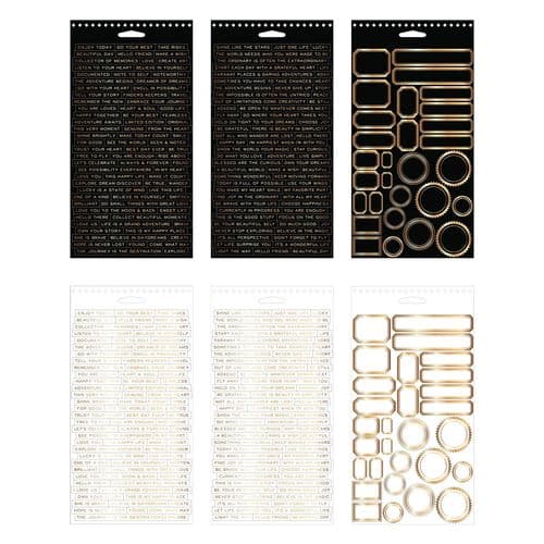 Tim Holtz - idea-ology - Metallic Sticker Book