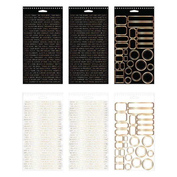 Tim Holtz - idea-ology - Metallic Sticker Book