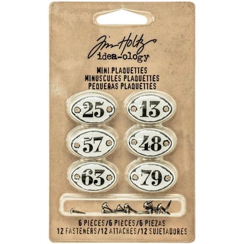 Tim Holtz - Idea-ology - Mini Plaquettes
