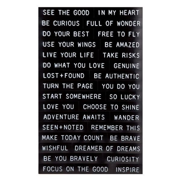 Tim Holtz - idea-ology - Sentiments Label Stickers - Thoughts