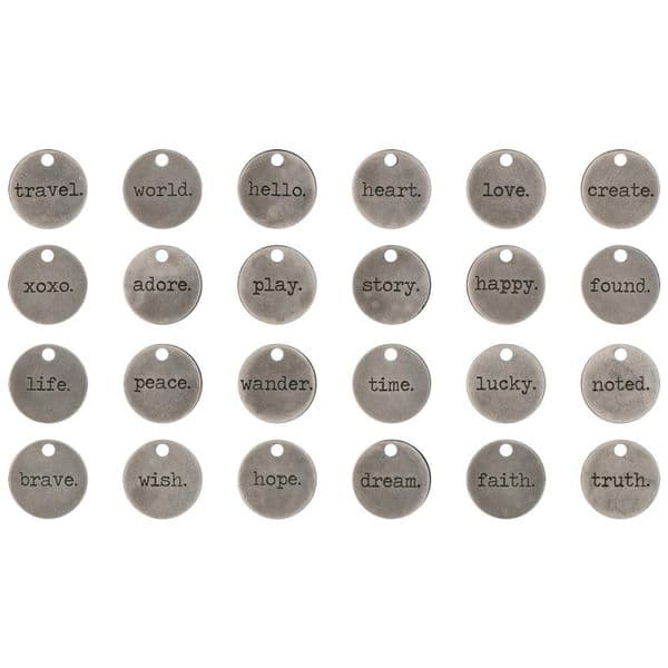 Tim Holtz - Idea-ology - Typed Tokens