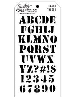 Tim Holtz - Layering Stencil - #001 Cargo