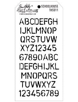 Tim Holtz - Layering Stencil - #011 School House