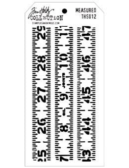 Tim Holtz - Layering Stencil - #012 Measured
