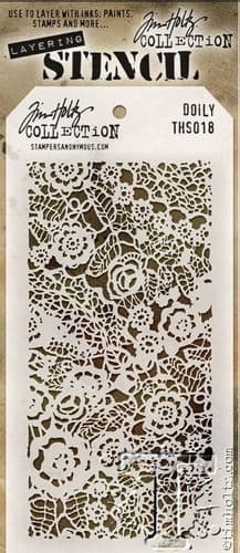 Tim Holtz - Layering Stencil - #018 Doily
