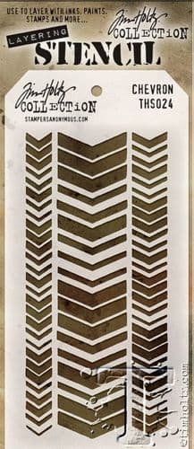 Tim Holtz - Layering Stencil - #024 Chevron