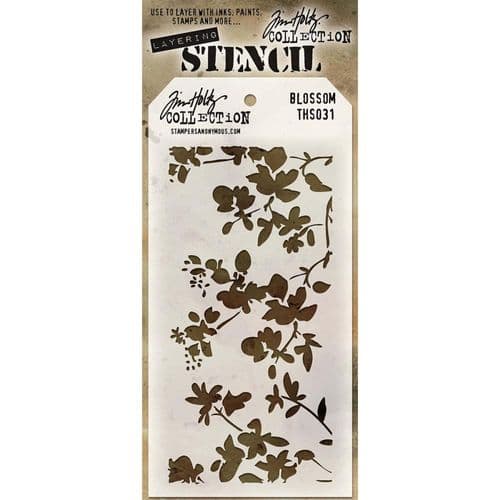 Tim Holtz - Layering Stencil - #031 Blossom