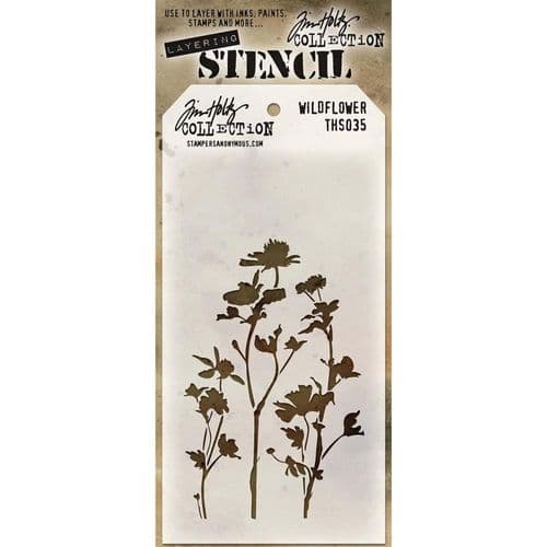 Tim Holtz - Layering Stencil - #035 Wildflower