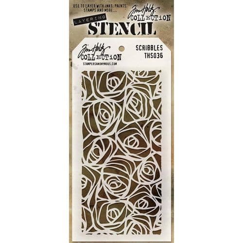 Tim Holtz - Layering Stencil - #036 Scribbles