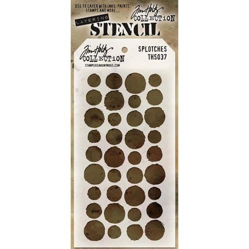 Tim Holtz - Layering Stencil - #037 Splotches