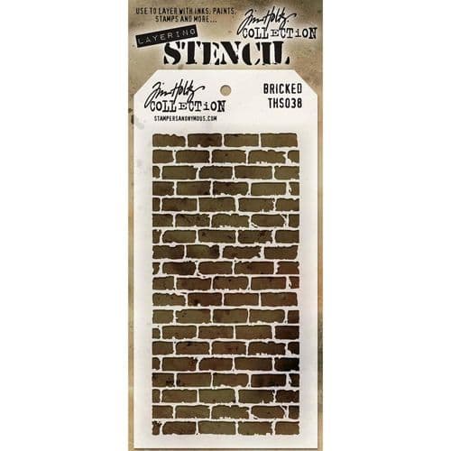 Tim Holtz - Layering Stencil - #038 Bricked