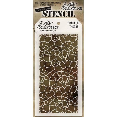 Tim Holtz - Layering Stencil - #039 Crackled
