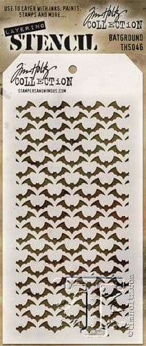 Tim Holtz - Layering Stencil - #046 Batground