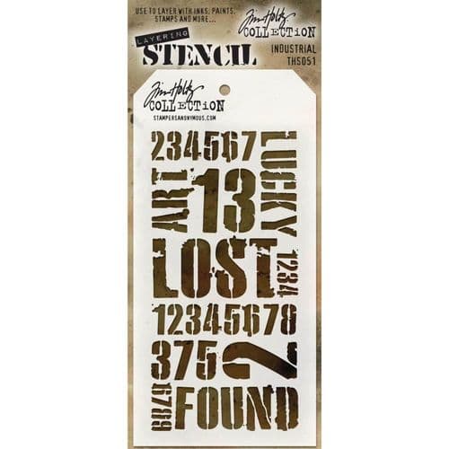 Tim Holtz - Layering Stencil - #051 Industrial