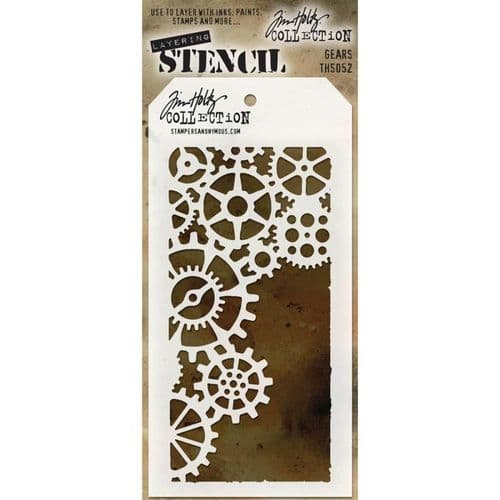 Tim Holtz - Layering Stencil - #052 Gears