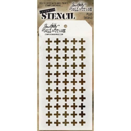 Tim Holtz - Layering Stencil - #053 Plus