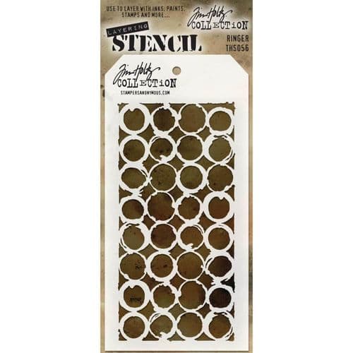 Tim Holtz - Layering Stencil - #056 Ringer