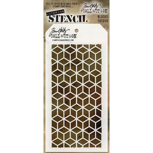 Tim Holtz - Layering Stencil - #059 Blocks