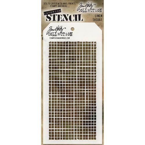 Tim Holtz - Layering Stencil - #061 Linen