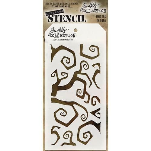 Tim Holtz - Layering Stencil - #065 - Twisted