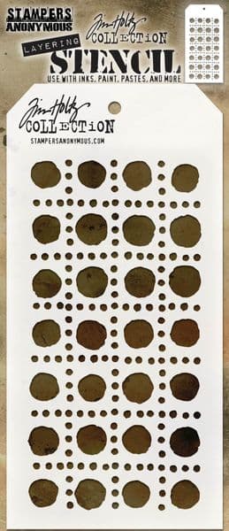 Tim Holtz - Layering Stencil - #155 Dotted Line