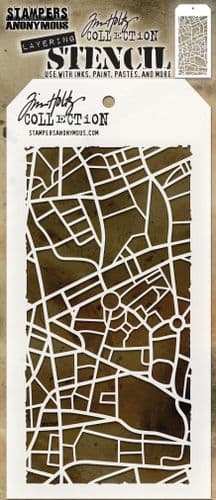 Tim Holtz - Layering Stencil - #156 Metropolis
