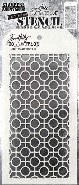Tim Holtz - Layering Stencil - #159 Linked Circles