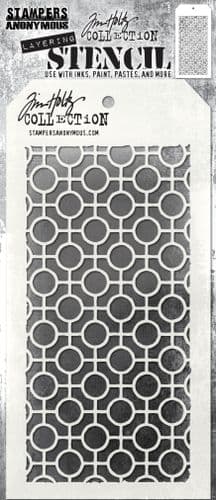 Tim Holtz - Layering Stencil - #159 Linked Circles