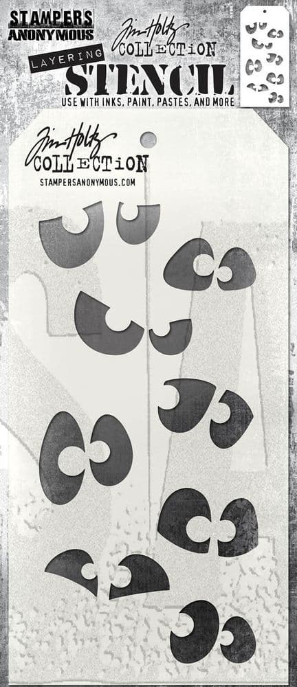 Tim Holtz - Layering Stencil - #169 - Peekaboo
