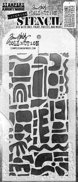 Tim Holtz - Layering Stencil - #175 Cut Out Shapes #1