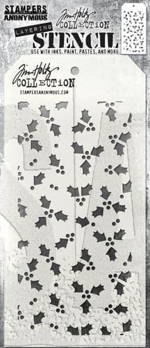 Tim Holtz - Layering Stencil - #189 Tiny Holly