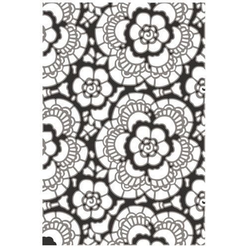 Tim Holtz - Multi Level Textured Impressions Embossing Folder - Vault Lace