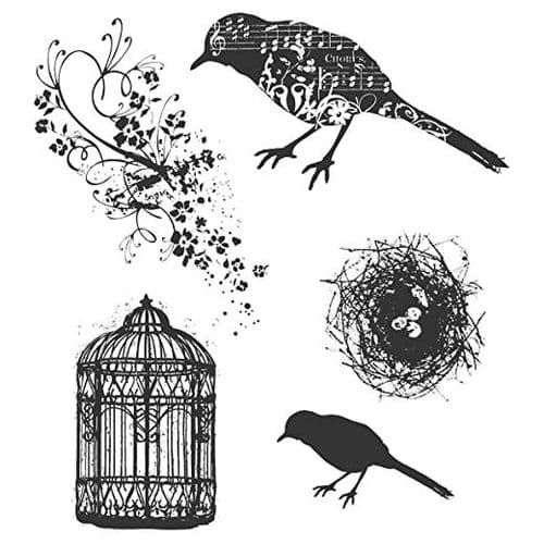 Tim Holtz - Rubber Stamps - CMS069 - Artful Flight