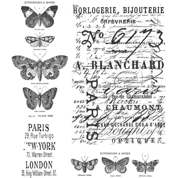 Tim Holtz - Rubber Stamps - CMS106 - Papillon