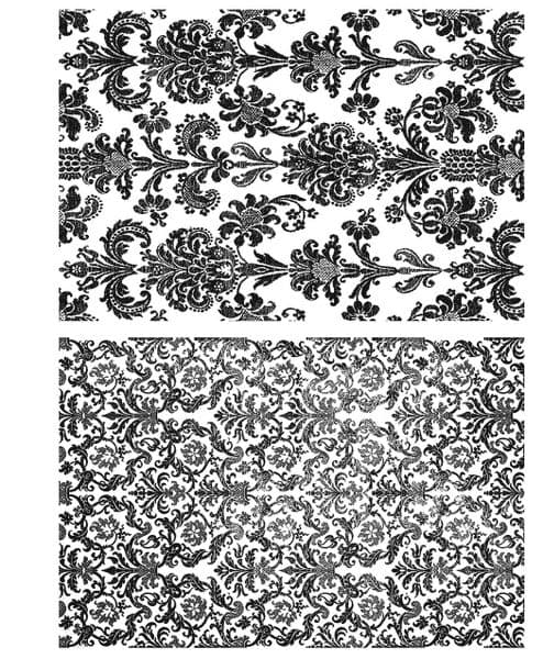 Tim Holtz - Rubber Stamps - CMS414 - Tapestry