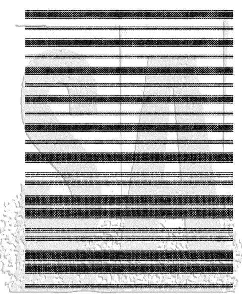 Tim Holtz - Rubber Stamps - CMS475 - Ticking & Grain