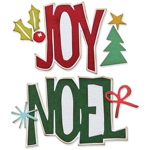 Tim Holtz - Sizzix Thinlits Die Set - Big Tidings