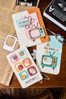 Tim Holtz - Sizzix Thinlits Die Set - Vault Atomic Retro