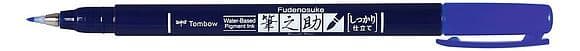 Tombow Fudenosuke Brush pen - Hard Tip - Blue