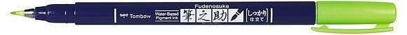 Tombow Fudenosuke Brush pen - Hard Tip - Neon Green