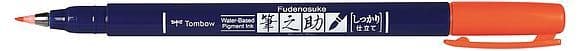 Tombow Fudenosuke Brush pen - Hard Tip - Neon Red