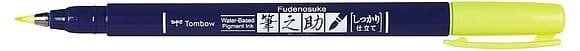 Tombow Fudenosuke Brush pen - Hard Tip - Neon Yellow