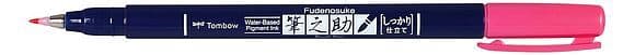 Tombow Fudenosuke Brush pen - Hard Tip - Pink