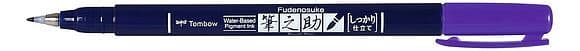Tombow Fudenosuke Brush pen - Hard Tip - Purple