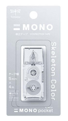 Tombow - Skeleton Colours - Correction Tape - Clear