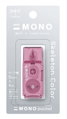 Tombow - Skeleton Colours - Correction Tape - High Pink