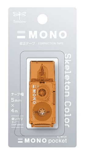 Tombow - Skeleton Colours - Correction Tape - Orange